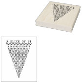 Een stukje Pi Rubberstempel (Gestempeld)
