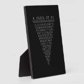 Een stukje Pi Typografie Fotoplaat (Zijkant)
