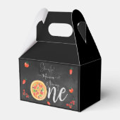Een stukje plezier, eerste pizza verjaardag bedankdoosjes (Voorkant Zijde)