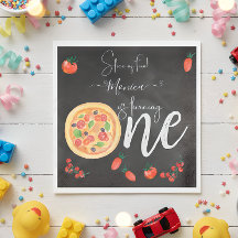 Een stukje plezier, eerste pizza verjaardag