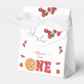 Een stukje plezier, eerste verjaardag bedankdoosjes (Voorkant Zijde)