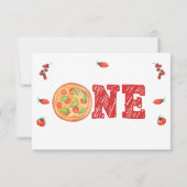 Een stukje plezier, eerste verjaardag bedankkaart (Achterkant)