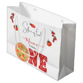 Een stukje plezier, eerste verjaardag groot cadeauzakje (Voorkant Gekanteld)