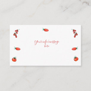 Een stukje plezier, eerste verjaardag informatiekaartje