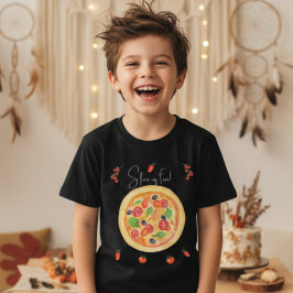 Een stukje plezier, pizza verjaardag t-shirt