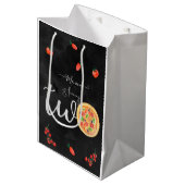 Een stukje plezier, tweede verjaardag medium cadeauzakje (Voorkant Gekanteld)