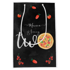 Een stukje plezier, tweede verjaardag medium cadeauzakje