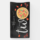 Een stukje plezier, tweede verjaardag spandoek (Verticaal)