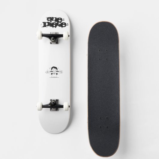één stukje skateboard witte kleur (Voorkant)