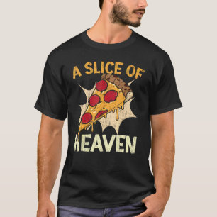 Een stukje van de Heaven Pizza Italiaans eten Pizz T-shirt