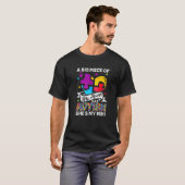 Een stukje van mijn hart heeft autisme Mijn Mimi   T-shirt (Voorkant volledig)