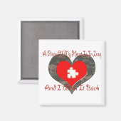 Een stukje van mijn hart zit in Irak Magneet (Voorkant / Achterkant)