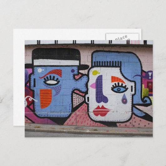 Een stukje vreugde drogen briefkaart (Voorkant / Achterkant)