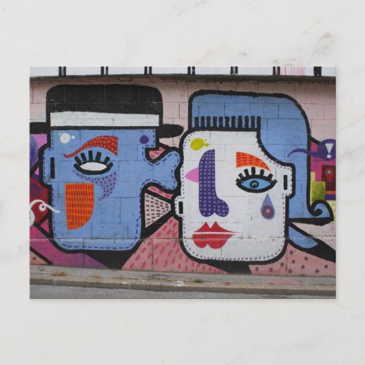 Een stukje vreugde drogen briefkaart (Voorkant)