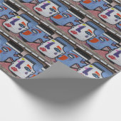 Een stukje vreugde drogen cadeaupapier (Hoek)