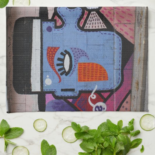 Een stukje vreugde drogen theedoek (Gevouwen)