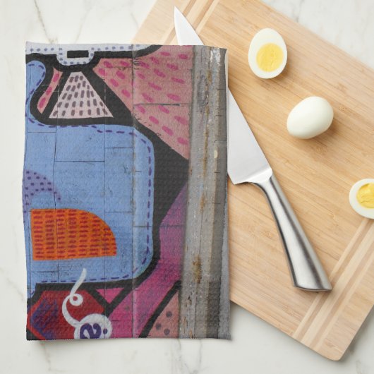 Een stukje vreugde drogen theedoek (Quarter Fold)