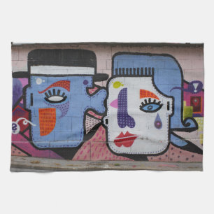 Een stukje vreugde drogen theedoek