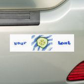 Een stukje zomerkomkommerBumpersticker Bumpersticker (Op auto)
