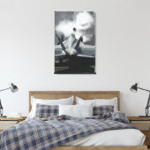 Een stuurhutregisseur signaleert een F/A-18F Canvas Afdruk (Insitu (Slaapkamer))