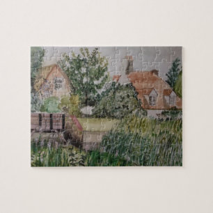 Een stuw in de historische stad Sandwich in Engela Legpuzzel