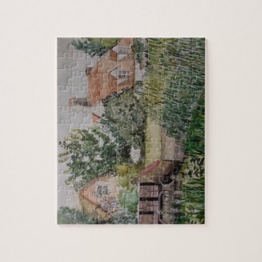 Een stuw in de historische stad Sandwich in Engela Legpuzzel (Verticaal)