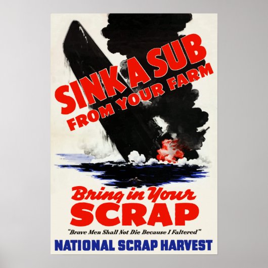 Een sub uit uw Boerderij gooien Poster (Voorkant)