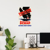 Een sub uit uw Boerderij gooien Poster (Thuiskantoor)