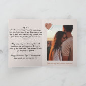 Een subtiel minimalistisch hart feestdagen kaart (Binnen)