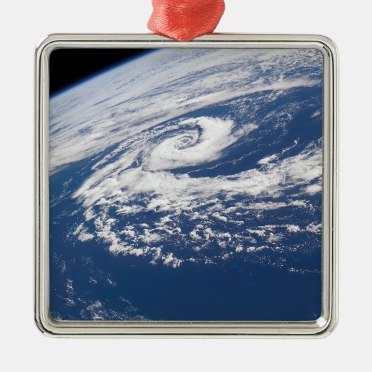 Een subtropische cycloon metalen ornament (Voorkant)