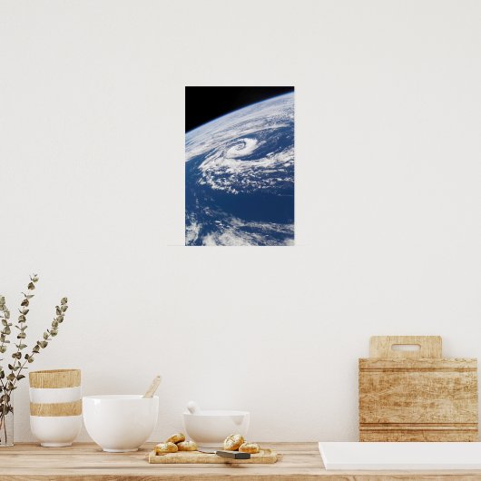 Een subtropische cycloon poster (Keuken)