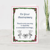 Een succesvol huwelijk is… kaart (Voorkant)