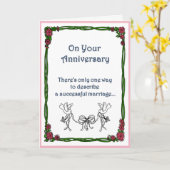 Een succesvol huwelijk is… kaart (Gele Bloem)