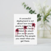 Een succesvolle implementatie/BLOODY BULLET HOLEN Briefkaart (Staand voorkant)