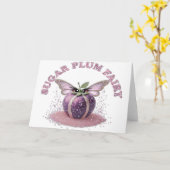 Een Suikerpruimenfee Kaart (Gele Bloem)