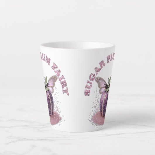 Een suikerpruimenfee latte mok (Voorkant)