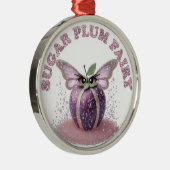 Een suikerpruimenfee metalen ornament (Rechts)