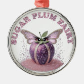 Een suikerpruimenfee metalen ornament (Voorkant)