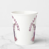 Een suikerpruimenfee papieren bekers (Links)