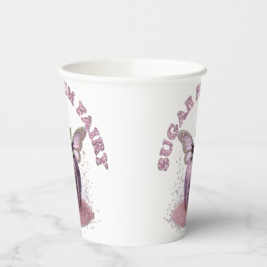 Een suikerpruimenfee papieren bekers (Links)