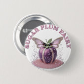 Een Suikerpruimfee Ronde Button 5,7 Cm (Voorkant /achterkant)