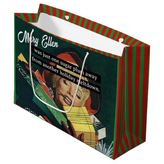 Een suikersloppenwijk van een andere vakantieuitva groot cadeauzakje (Voorkant Gekanteld)