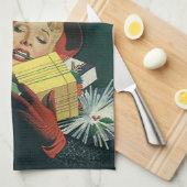 Een suikersloppenwijk van een andere vakantieuitva theedoek (Quarter Fold)