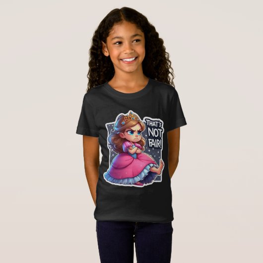 Een sullige jonge prinses t-shirt (Voorkant volledig)