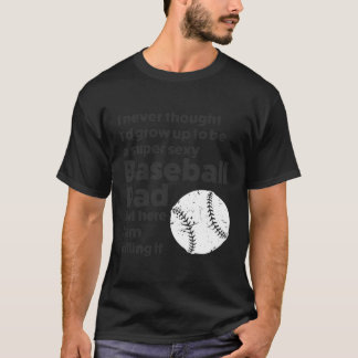 Een super honkbal vader honkbal vader t-shirt