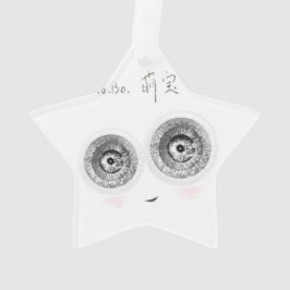 Een super-intelligente schattige ellefine. ornament