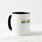 Een super sexy homo oom oom oom mok (Voorkant links)