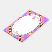 Een super zoete bloem post-it® notes (Schuin)