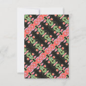 Een super zoete mini trouw uitnodiging (Achterkant)