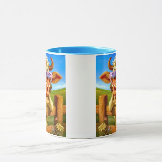 Een supercoole koe mok (Midden)